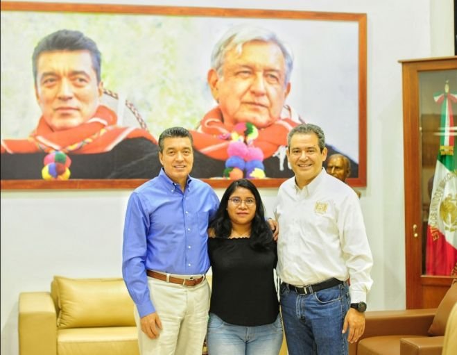 Reconoce Rutilio Escandón esfuerzo y valentía de Maximiliana Santiz