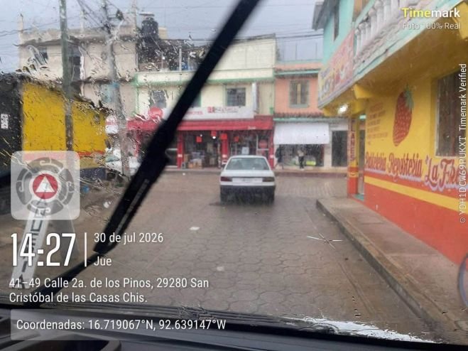 Ayuntamiento activa acciones preventivas ante pronóstico de tormentas fuertes en San Cristóbal de Las Casas