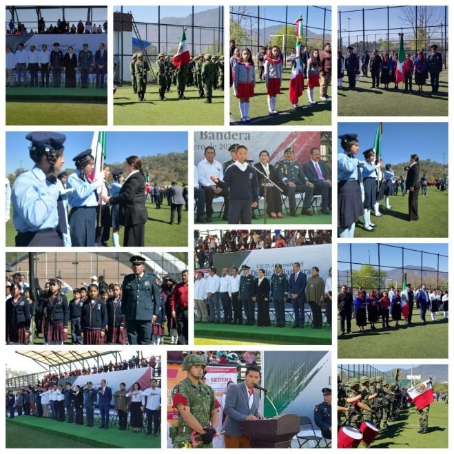 CONMEMORAN AYUNTAMIENTO DE SAN CRIST&Oacute;BAL Y LA 31/A ZONA MILITAR, D&Iacute;A DE LA BANDERA