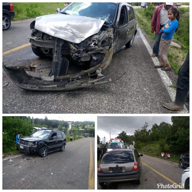 Encontronazo deja una persona lesionado