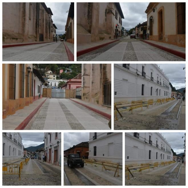 Aperturan circulación vial de la calle Cuauhtémoc en el centro histórico de San Cristóbal de Las Casas 