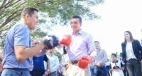 Asiste Rutilio Escand&oacute;n al Festival Deportivo de Exhibici&oacute;n