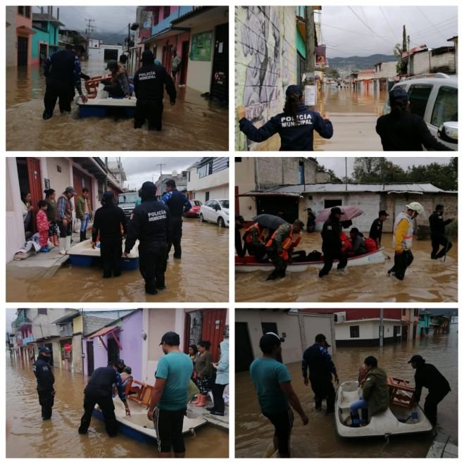 CONTINÚA APOYO A POBLACIÓN DAMNIFICADA POR LLUVIAS EN SAN CRISTÓBAL DE LAS CASAS