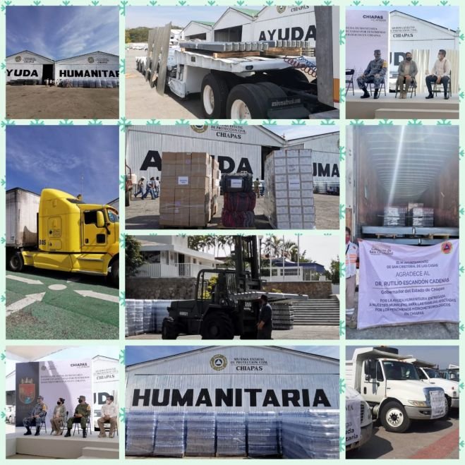 ENTREGA GOBERNADOR RUTILIO ESCANDÓN CADENAS AYUDA HUMANITARIA AL MUNICIPIO DE SAN CRISTÓBAL