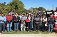 Inauguran calle en Huitepec Las Palmas que fortalece el desarrollo de la Rancher&iacute;a 