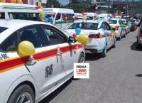 M&aacute;s de 2 mil veh&iacute;culos recorren San Crist&oacute;bal por el D&iacute;a del Chofer