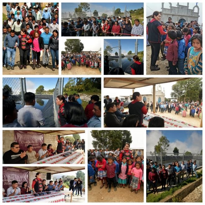 ENTREGA PRESIDENTA JER&Oacute;NIMA TOLEDO VILLALOBOS REHABILITACI&Oacute;N DE OLLA DE CAPTACI&Oacute;N PLUVIAL EN VISTA HERMOSA CARRIZAL