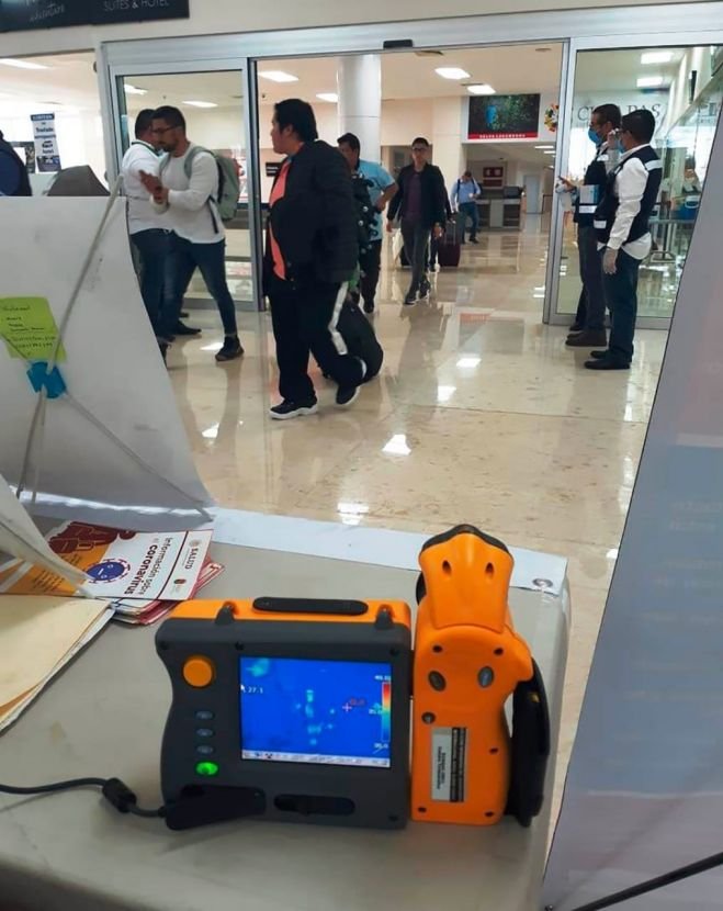 Establecen consultorios m&eacute;dicos en aeropuertos de Chiapas para la detecci&oacute;n del COVID-19