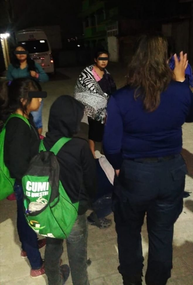 Policía Municipal poner a salvo a dos menores extraviados en La Isla