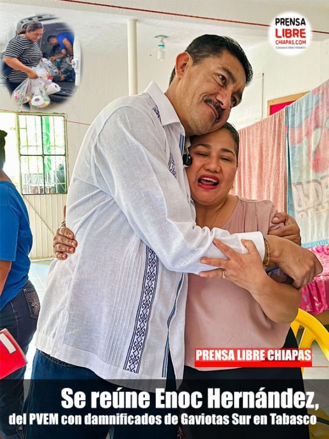 Recorrió las calles del sector Cedral para entregarles víveres y material de limpieza.