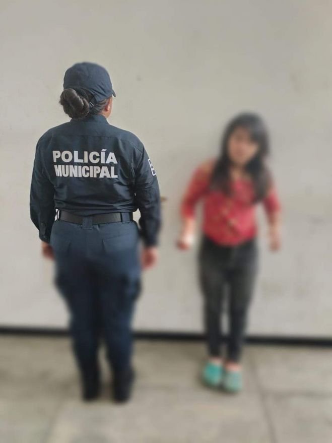 Policía de SCLC localiza a menor abandonada, originaria de La Trinitaria