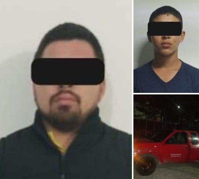 Detiene Policía Municipal de SCLC a dos con estupefacientes y asegura vehículo sin placas