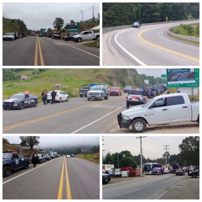 RECUPERAN UN AUTOBUS SECUESTRADO POR NORMALISTAS EN SAN CRIST&Oacute;BAL
