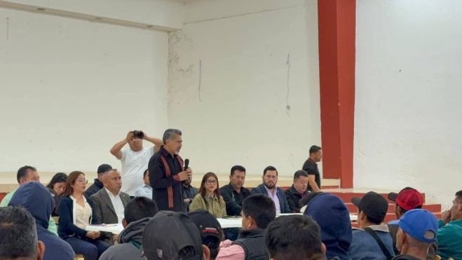 Fiscal&iacute;a de Justicia Ind&iacute;gena se re&uacute;ne con autoridades ejidales de Las Margaritas