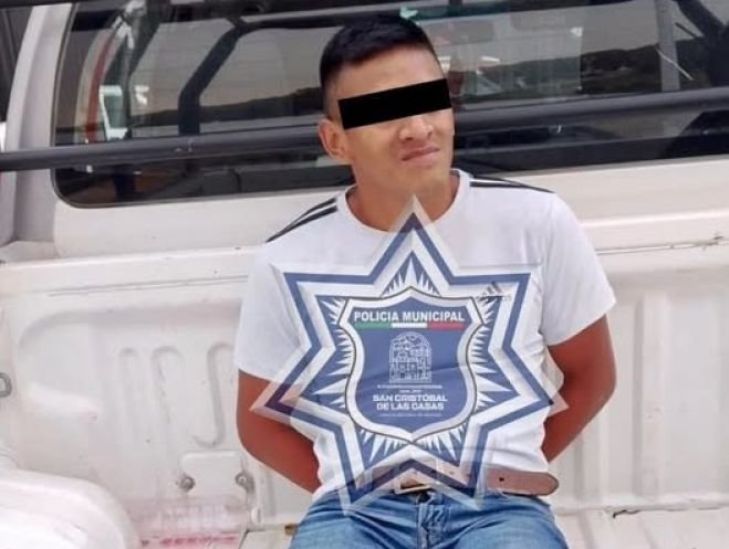 Detienen a presunto agresor por violencia familiar en San Cristóbal de Las Casas
