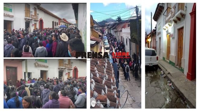 MALESTAR GENERA AGLOMERACI&Oacute;N DE PERSONAS AFUERA DE TELECOM