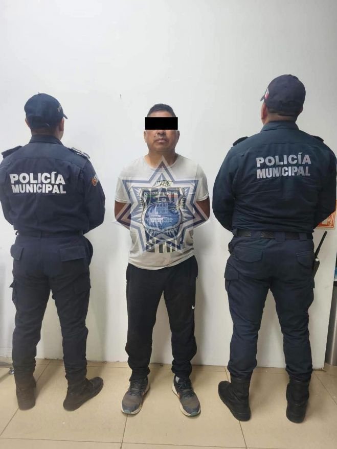 Policía Municipal detiene a sujeto señalado por presunto abuso sexual contra menor en San Cristóbal y lo pone a disposición