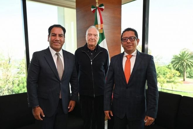 Se reúne Eduardo Ramírez con el fiscal general de la República, Alejandro Gertz Manero