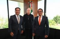 Se reúne Eduardo Ramírez con el fiscal general de la República, Alejandro Gertz Manero