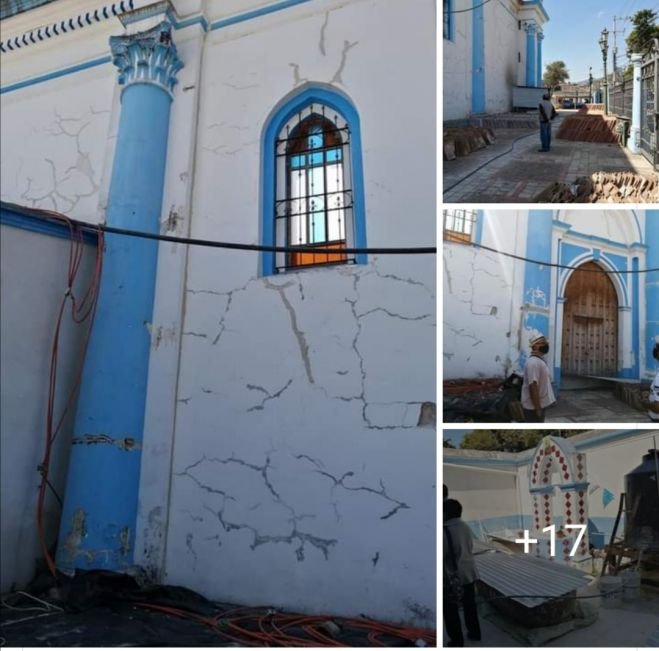 En ruinas se encuentra la iglesia de Santa Lucía en San Cristóbal de Las Casas